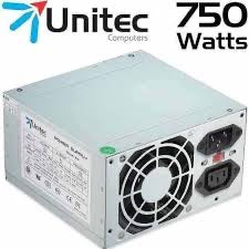 Fuente de poder PC ATX 750W Unitec