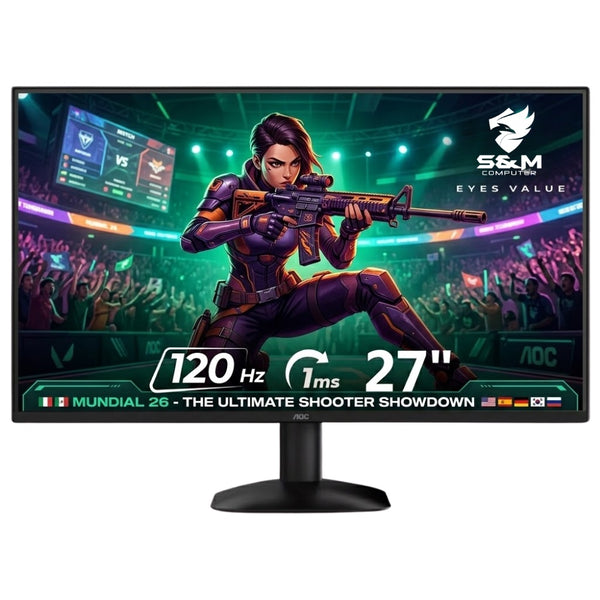 Monitor 27" AOC 120HZ FHD