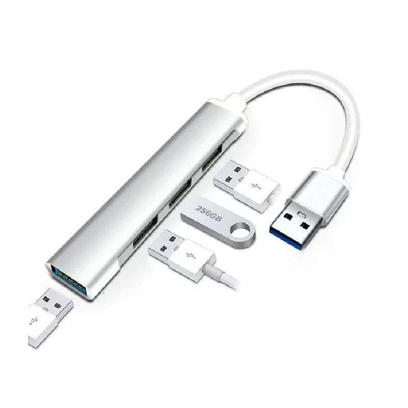 Hub tipo c a 1USB3.0 + 2USB2.0 wd + RJ45-3.0 Jaltech