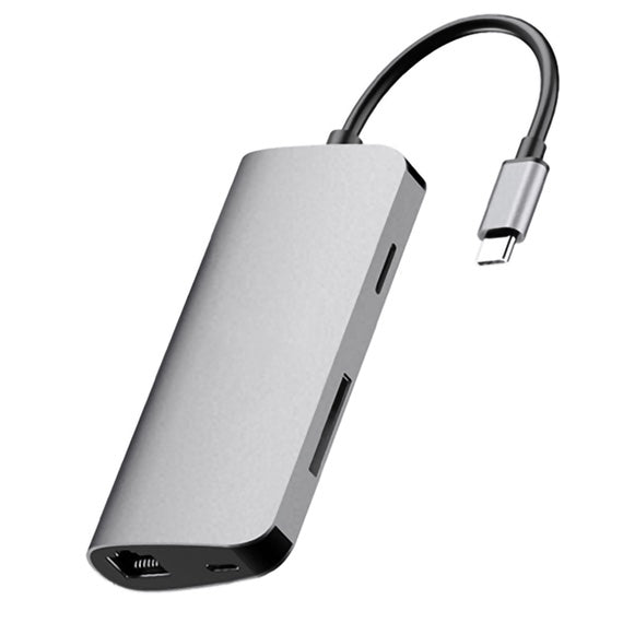 Hub tipo c a USB3.0+HDMI+tipoc