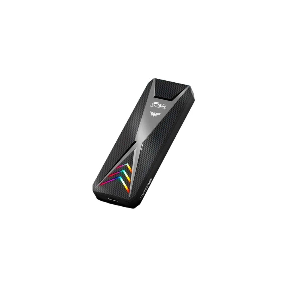 Caja disco SSD M.2 NVMe PCIE 3.1 RGB JYR