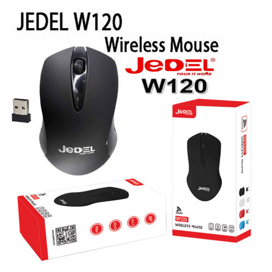 Mouse inalámbrico sencillo W120 blue Jedel