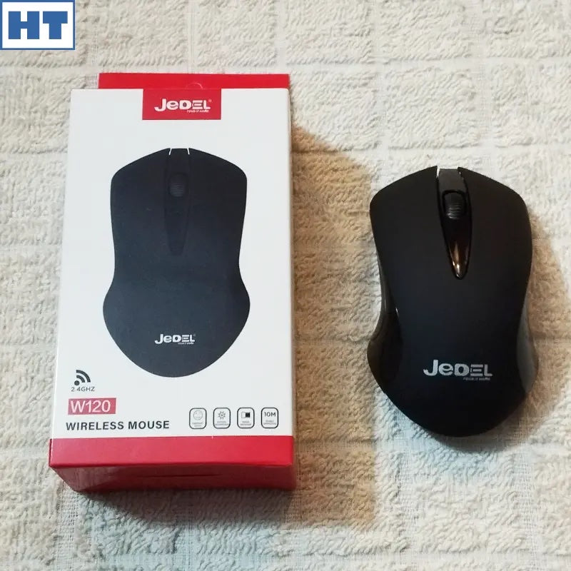 Mouse inalámbrico sencillo W120 rojo Jedel