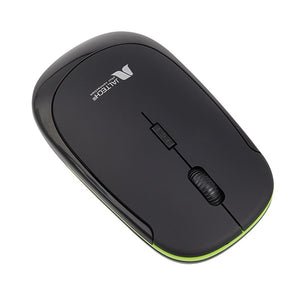 Mouse inalámbrico económico slim WX-02 negro