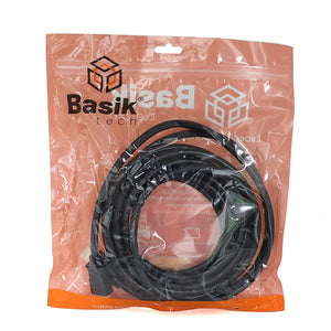 Cable HDMI 5mts encauchetado Basik