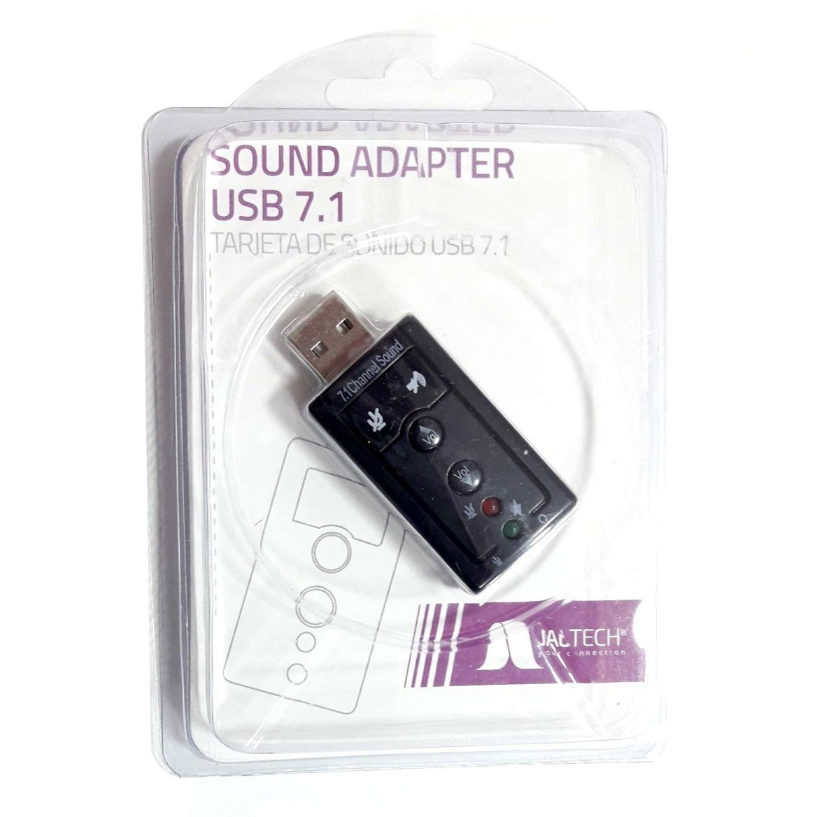 Tarjeta sonido USB 7.1 PLUS Jaltech