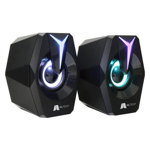 Parlantes USB RGB para PC K8 Jaltech