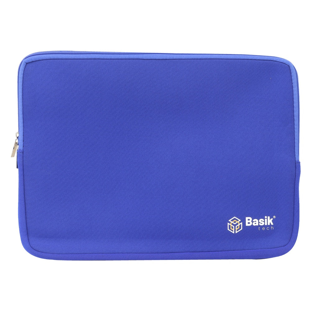 Funda portátil 14" azul con cierre Basik