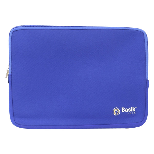 Funda portátil 14" azul con cierre Basik