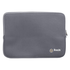 Funda portátil 14" negro con cierre Basik