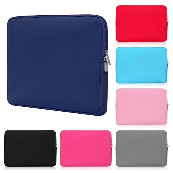 Funda portátil 15" negro con cierre Basik