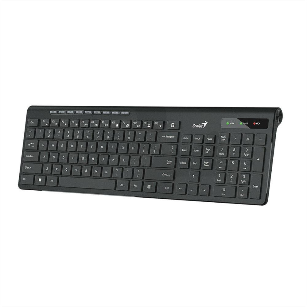 Teclado inalámbrico SlimStar Genius 7230 teclas tipo chocolate