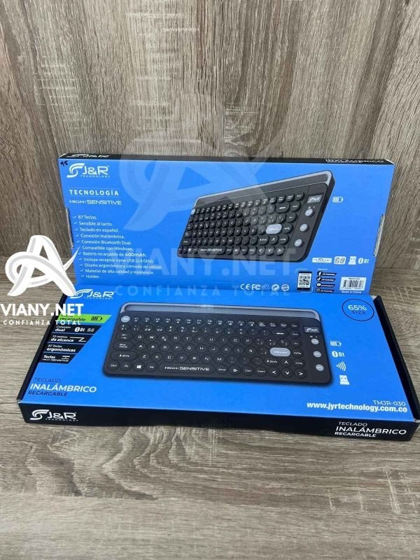 Teclado inalámbrico bual Bluetooth TMJR-030 JYR
