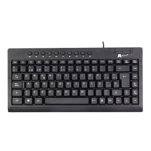 Teclado cableado MINI USB K1000A multimedia