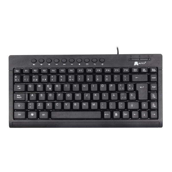 Teclado cableado MINI USB K1000A multimedia