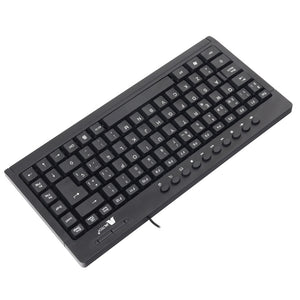 Teclado cableado MINI USB K1000A multimedia