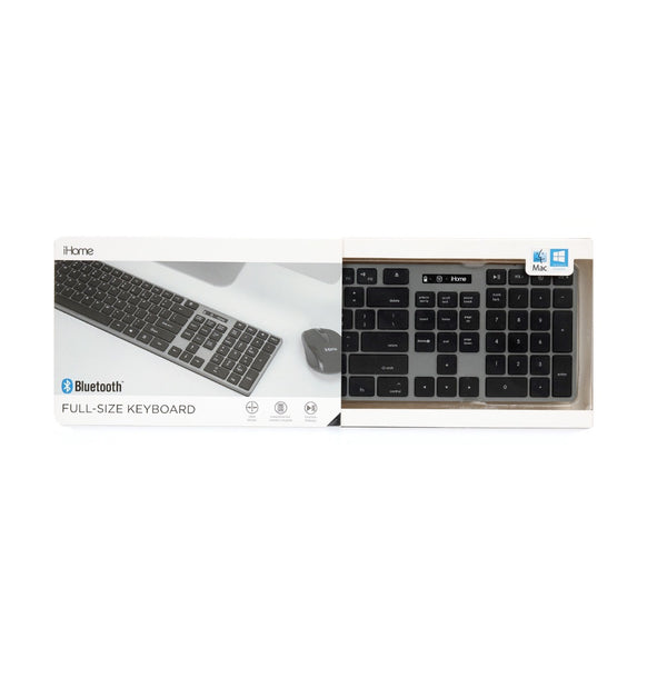 Teclado Bluetooth ihome full slim IMACK134B-WM
