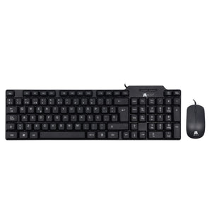 Combo USB cableado teclado y mouse A87 Jaltech