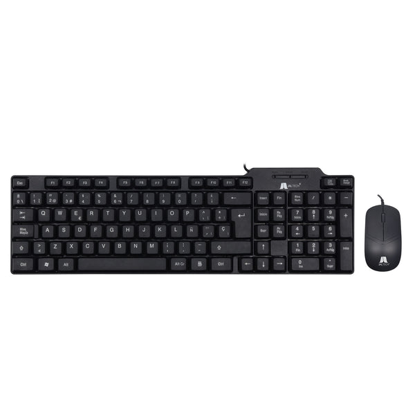 Combo USB cableado teclado y mouse A87 Jaltech