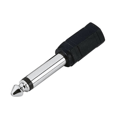 Adaptador de audio plug 3.5mm macho a 6.35mm hembra