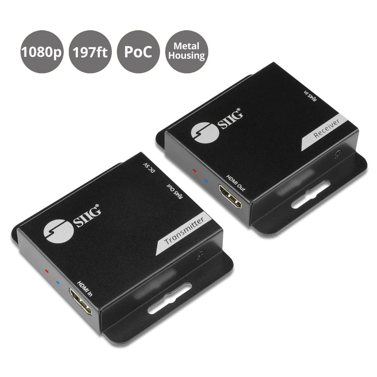 Extender audio y video PLUS 60mts HE160