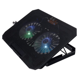 Base refrigerante 2 ventiladores RGB +portacelular Jaltech