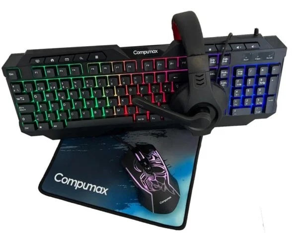 Combo gamer 4 en 1 Compumax - equipo mesa