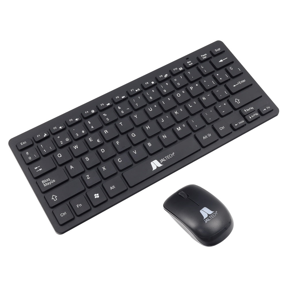 Combo inalámbrico teclado y mouse MINI negro slim K03