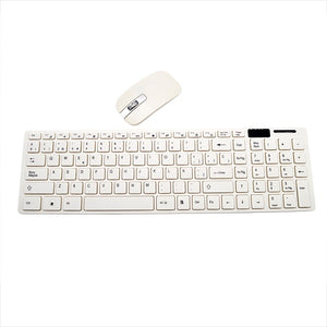 Combo inalámbrico teclado y mouse WX01 tecla plana negrojaltech