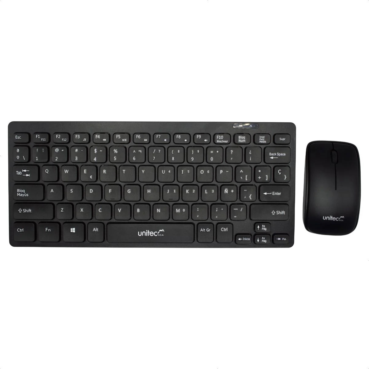 Combo inalámbrico MINI teclado y mouse KT832 negro