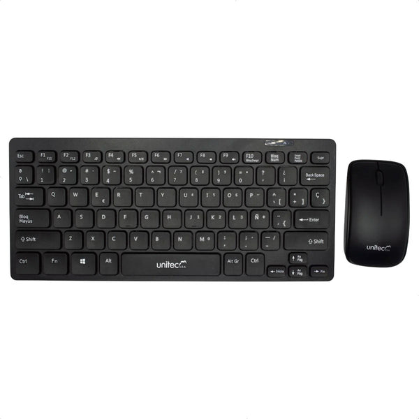 Combo inalámbrico MINI teclado y mouse KT832 negro