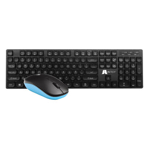 Combo inalámbrico teclado y mouse Bluetooth azul Jaltech