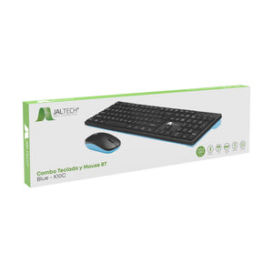 Combo inalámbrico teclado y mouse Bluetooth azul Jaltech