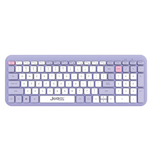 Combo inalámbrico Bluetooth teclado y mouse Jedel WS739 morado