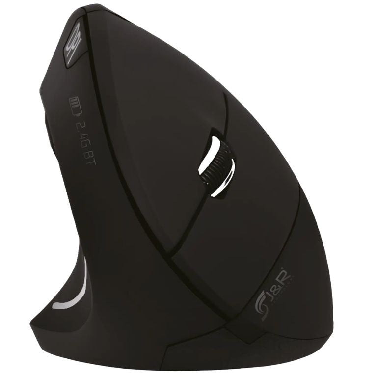 Mouse ergonómico inalámbrico recargable doble conex JYR mijr 024