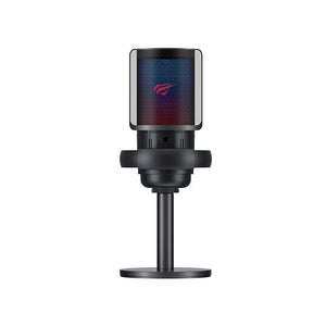 Micrófono gamer podcast RGB Havit GK50 PRO bk