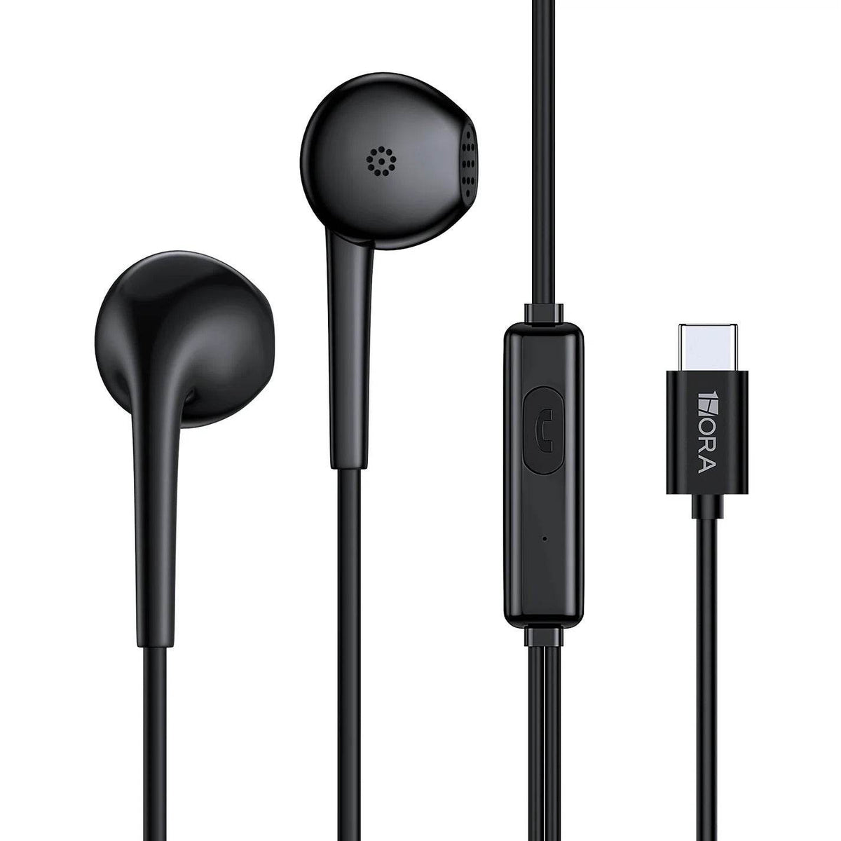 Manos libres audífonos cableado tipo c blanco AUT124