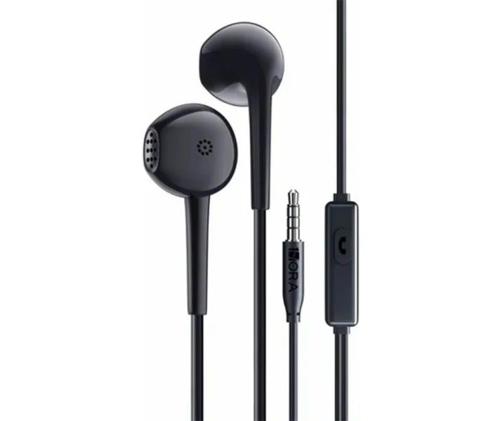 Manos libres audífonos cableado 3.5mm negro AUT117N