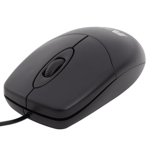Mouse cableado USB PC negro Jaltech