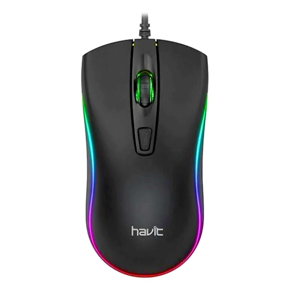 Mouse cableado gamer Havit MS72 RGB