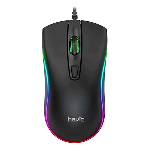 Mouse cableado gamer Havit MS72 RGB