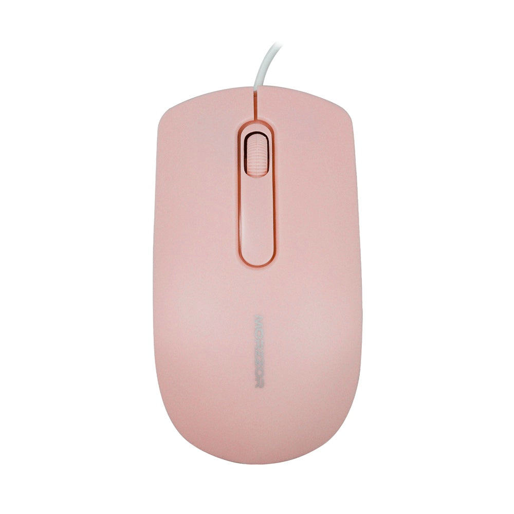 Mouse cableado USB rosado Jaltech