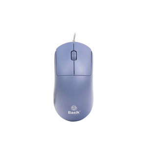 Mouse cableado USB azul Basik