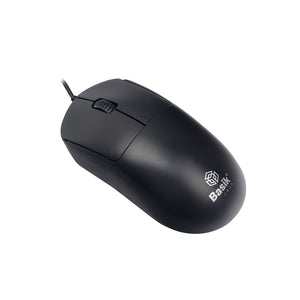 Mouse cableado USB negro Basik