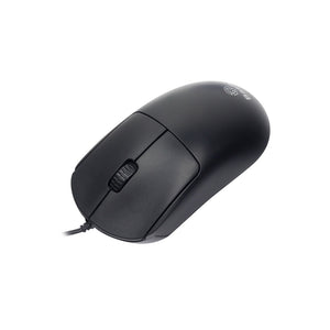 Mouse cableado USB negro Basik