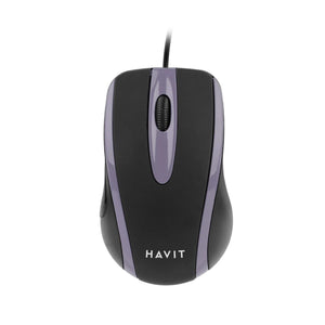 Mouse cableado USB Havit MS753 azul