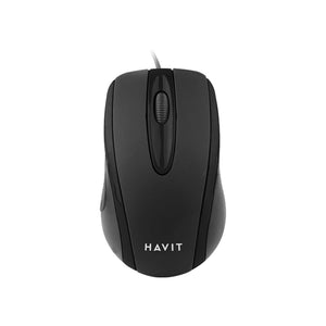 Mouse cableado USB Havit MS753 negro