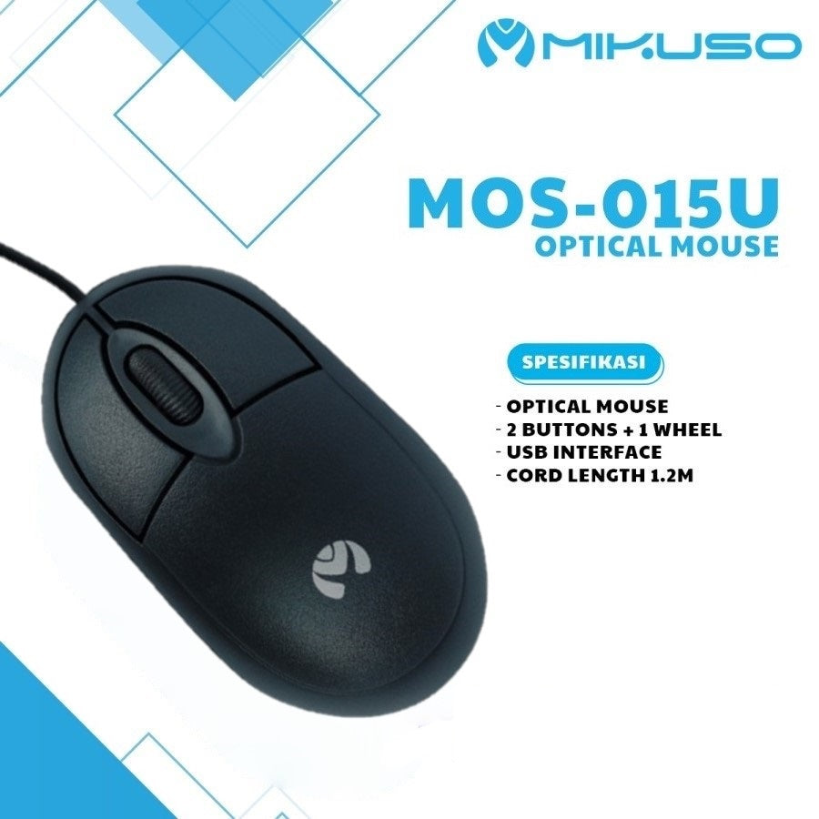 Mouse cableado Mikuso MOS-015U