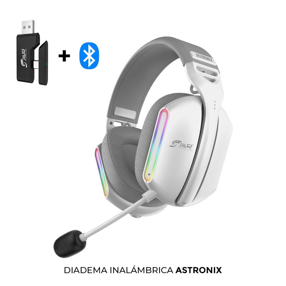 Diadema gamer inalámbrica+Bluetooth+USB/c 081-MV JYR