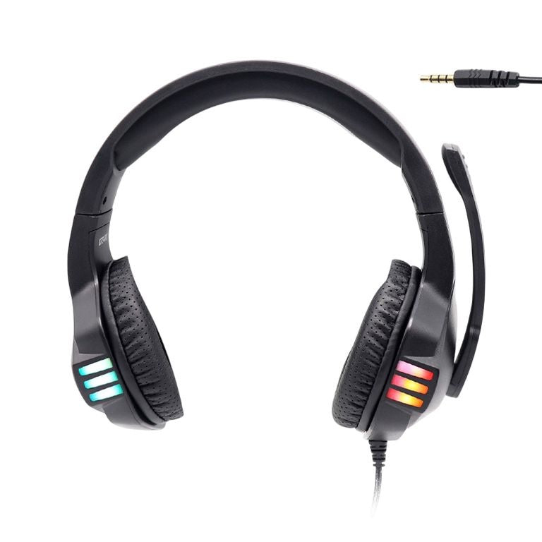 Diadema gamer PRO 7.1 orion RGB USB + plug 3.5M JYR